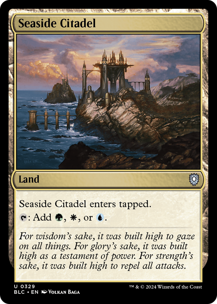{C} Seaside Citadel [Bloomburrow Commander][BLC 329]