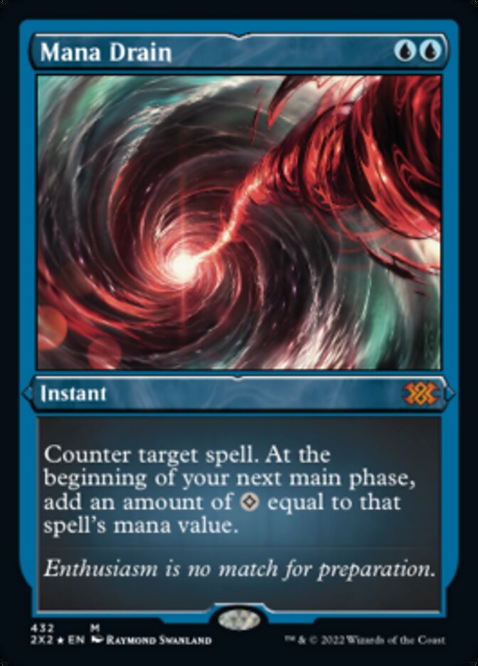 {R} Mana Drain (Foil Etched) [Double Masters 2022][2X2 432]