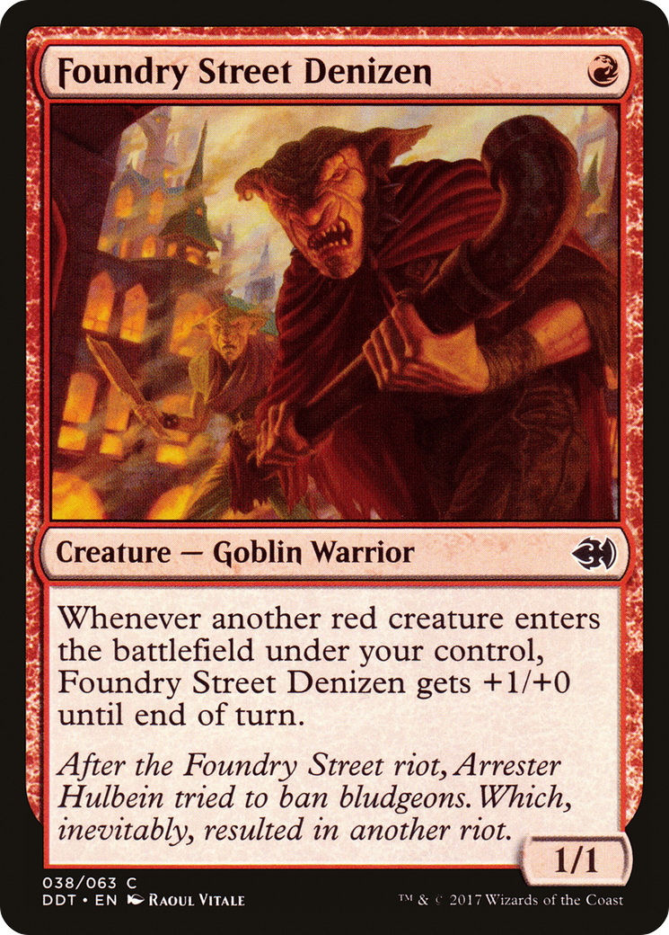 {C} Foundry Street Denizen [Duel Decks: Merfolk vs. Goblins][DDT 038]