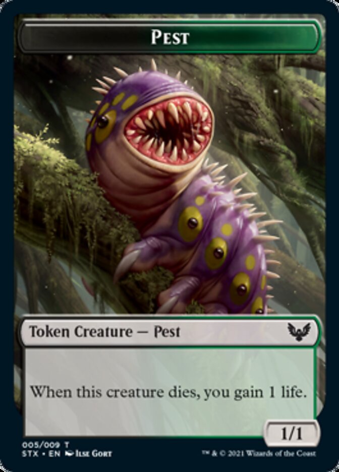 {T} Inkling // Pest Token [Strixhaven: School of Mages Tokens][TSTX 004]