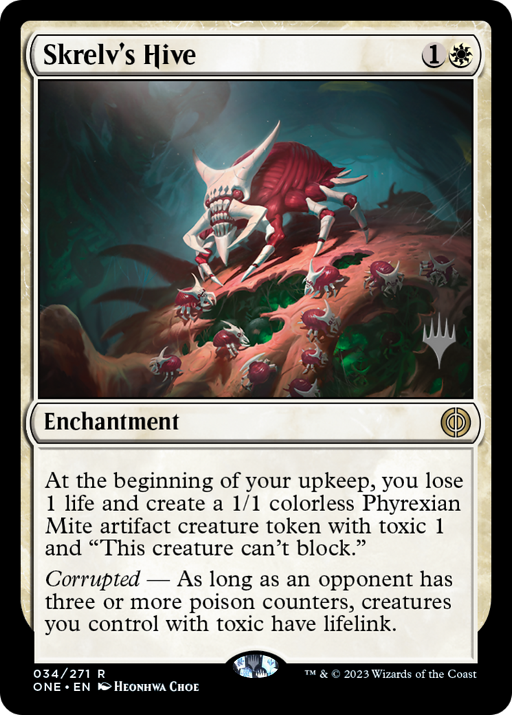 {R} Skrelv's Hive (Promo Pack) [Phyrexia: All Will Be One Promos][PP ONE 034]