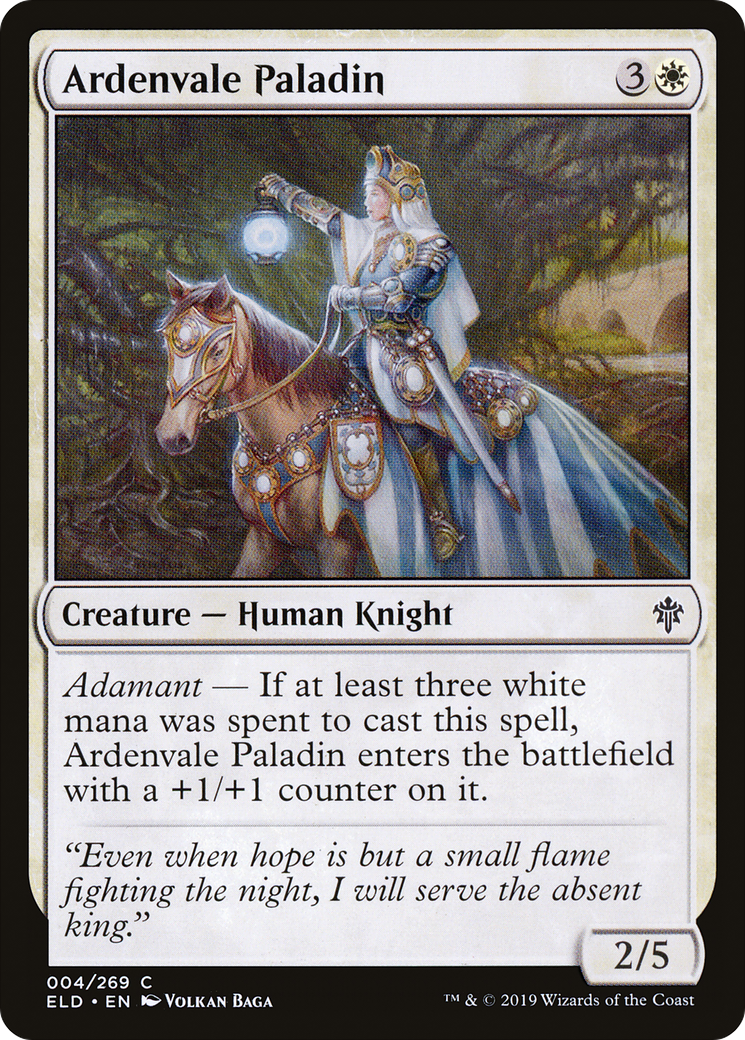 {C} Ardenvale Paladin [Throne of Eldraine][ELD 004]