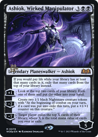 {@R} Ashiok, Wicked Manipulator [Wilds of Eldraine Prerelease Promos][PR WOE 078]