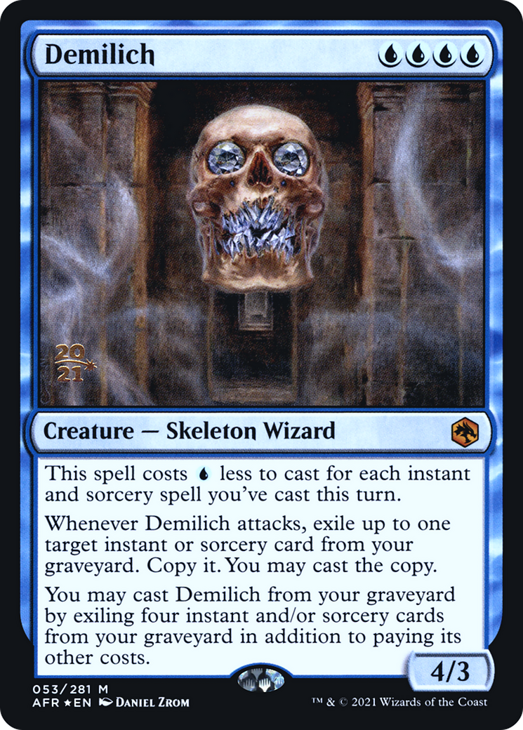 {R} Demilich [Dungeons & Dragons: Adventures in the Forgotten Realms Prerelease Promos][PR AFR 053]