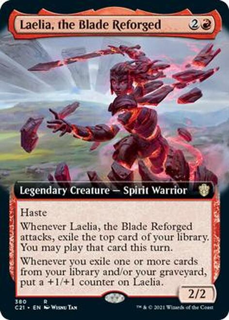 {R} Laelia, the Blade Reforged (Extended Art) [Commander 2021][C21 380]