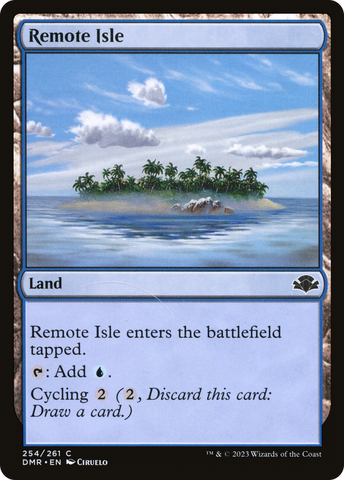 {C} Remote Isle [Dominaria Remastered][DMR 254]