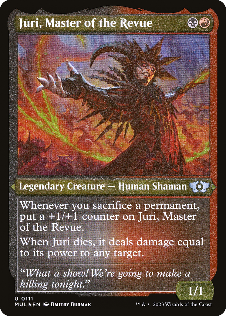 {C} Juri, Master of the Revue (Foil Etched) [Multiverse Legends][MUL 111]