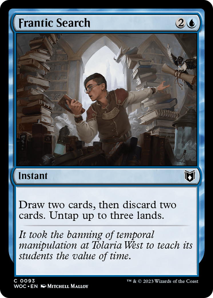 {C} Frantic Search [Wilds of Eldraine Commander][WOC 093]