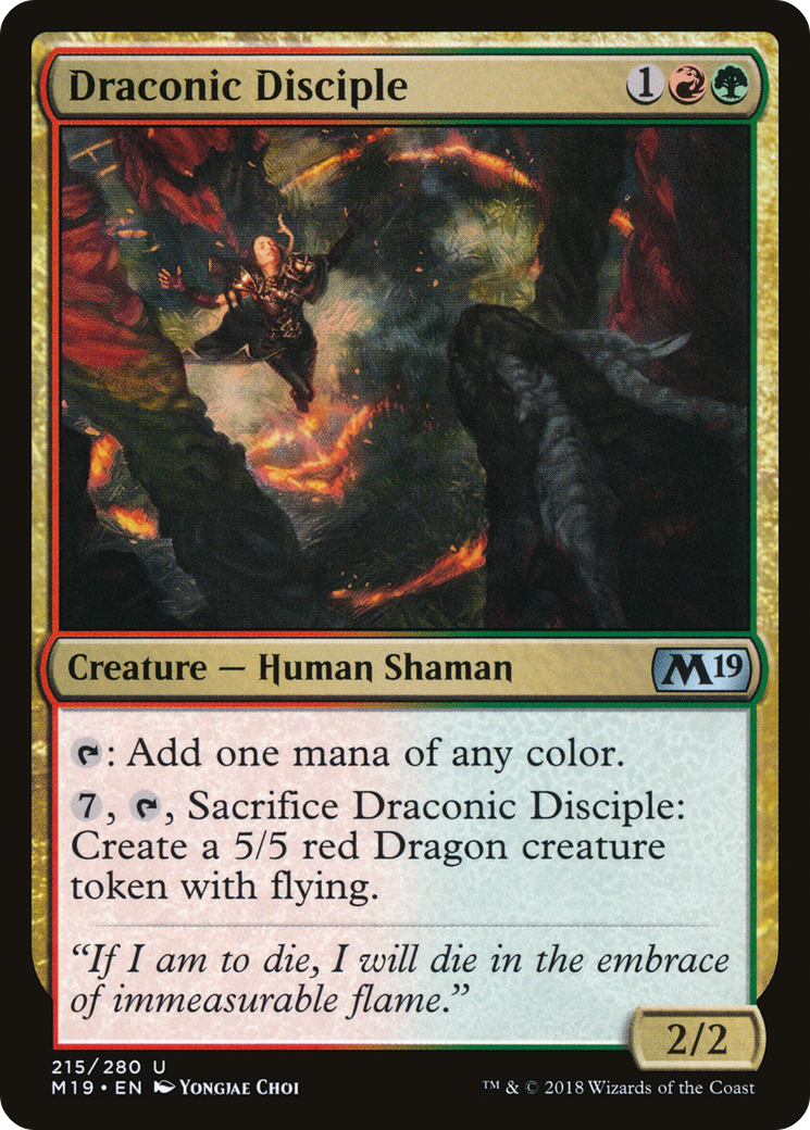 {C} Draconic Disciple [Core Set 2019][M19 215]