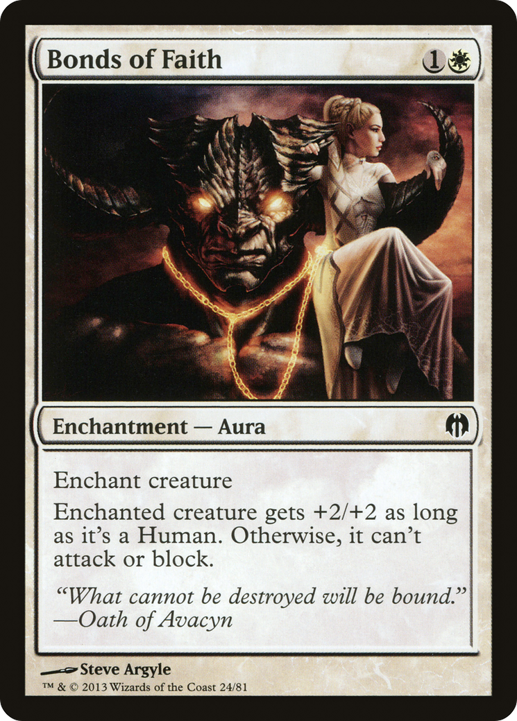 {C} Bonds of Faith [Duel Decks: Heroes vs. Monsters][DDL 024]