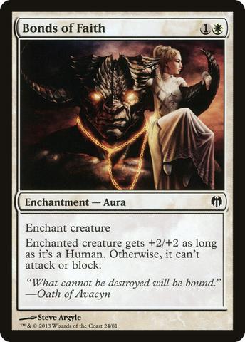 {C} Bonds of Faith [Duel Decks: Heroes vs. Monsters][DDL 024]