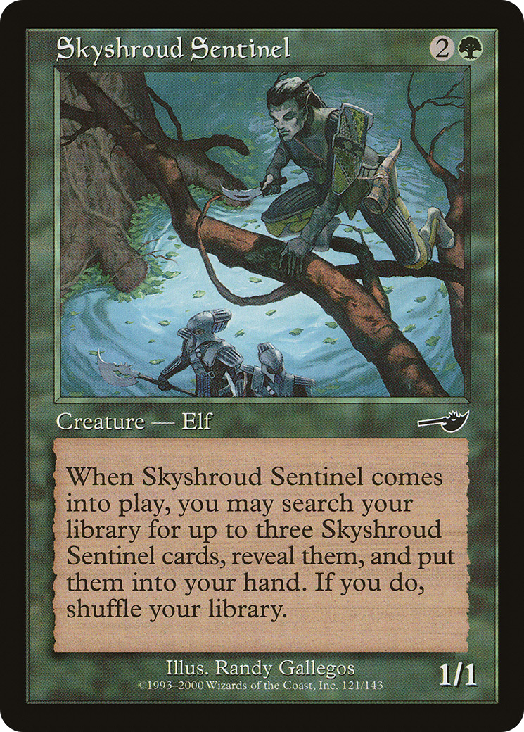 {C} Skyshroud Sentinel [Nemesis][NEM 121]