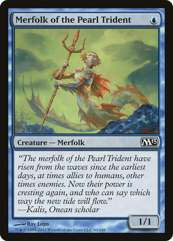 {C} Merfolk of the Pearl Trident [Magic 2013][M13 060]