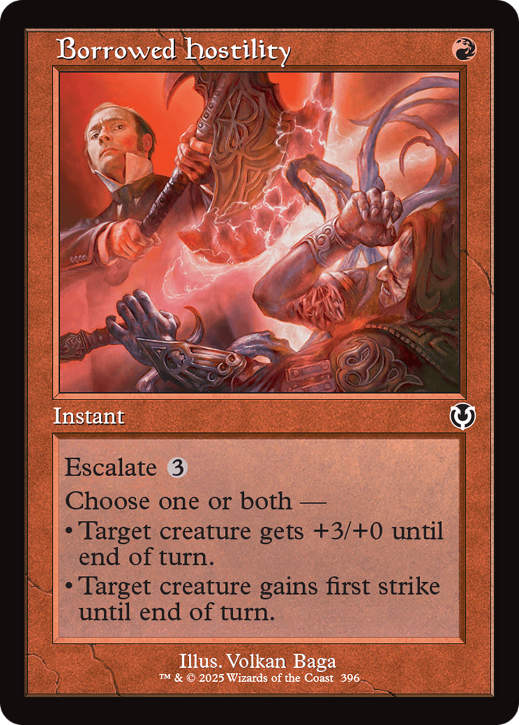 {C} Borrowed Hostility (Retro Frame) [Innistrad Remastered][INR 396]