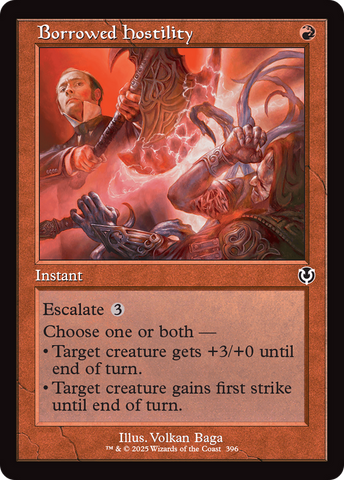 {C} Borrowed Hostility (Retro Frame) [Innistrad Remastered][INR 396]