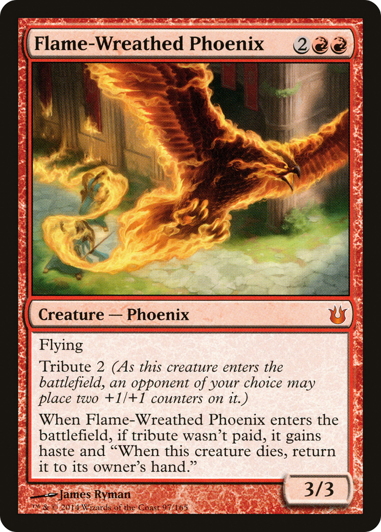 {R} Flame-Wreathed Phoenix [Born of the Gods][BNG 097]