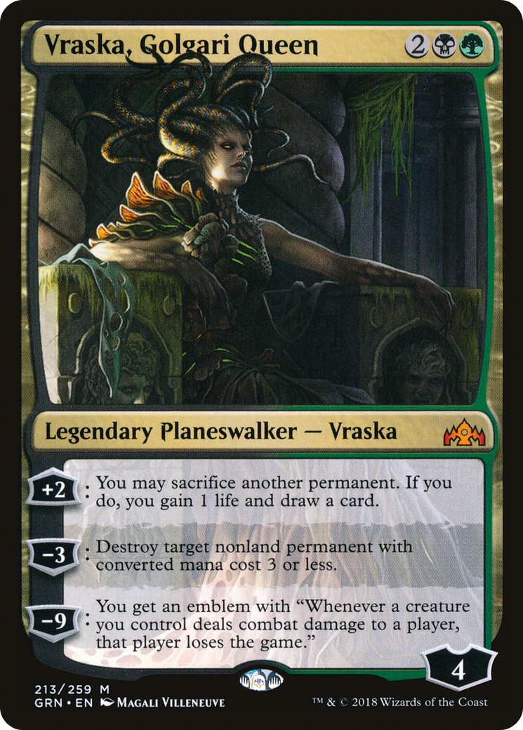 {R} Vraska, Golgari Queen [Guilds of Ravnica][GRN 213] - Misty Mountain Games