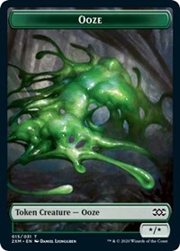 {T} Ooze // Wurm (029) Double-sided Token [Double Masters Tokens][T2XM 015]