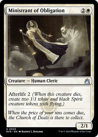 {C} Ministrant of Obligation [Ravnica Remastered][RVR 023]