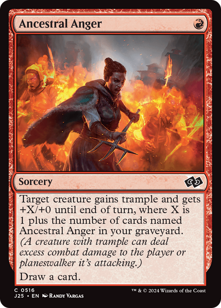 {C} Ancestral Anger [Foundations Jumpstart][J25 516]