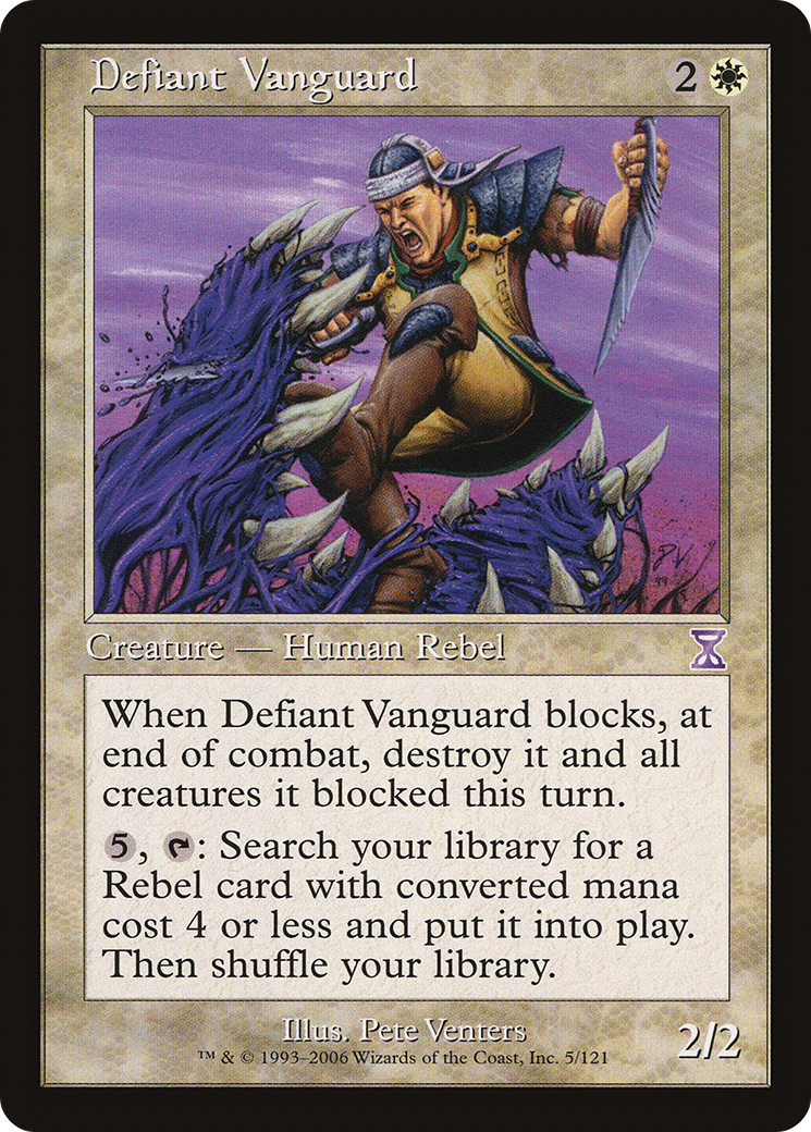 {R} Defiant Vanguard [Time Spiral Timeshifted][TSB 005]