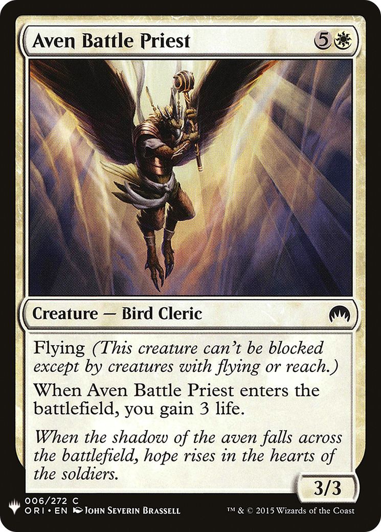 {C} Aven Battle Priest [Mystery Booster][LS ORI 006]