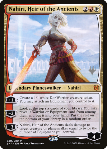 {R} Nahiri, Heir of the Ancients (Promo Pack) [Zendikar Rising Promos][PP ZNR 230]