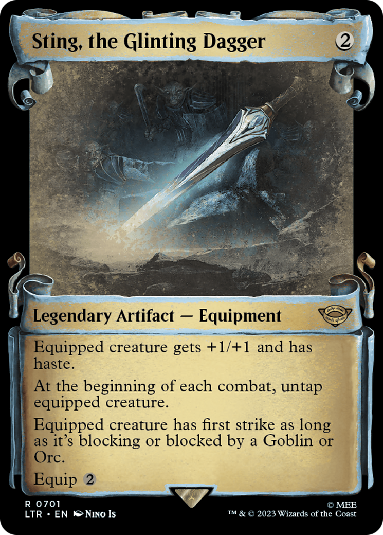 {R} Sting, the Glinting Dagger [The Lord of the Rings: Tales of Middle-Earth Showcase Scrolls][LTR 701]