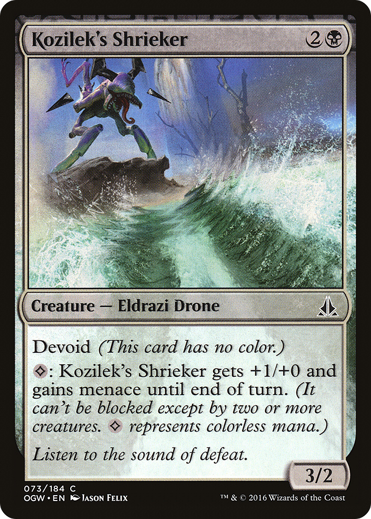{C} Kozilek's Shrieker [Oath of the Gatewatch][OGW 073]