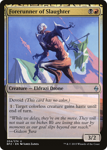 {C} Forerunner of Slaughter [Battle for Zendikar][BFZ 204]