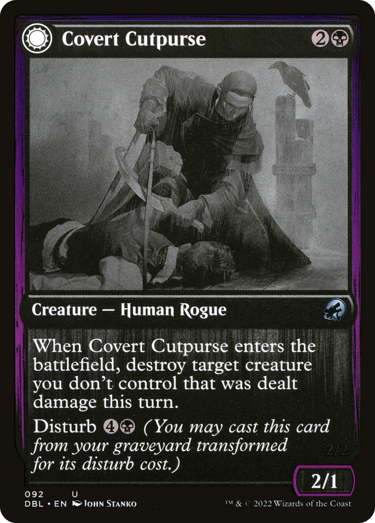 {C} Covert Cutpurse // Covetous Geist [Innistrad: Double Feature][DBL 092]