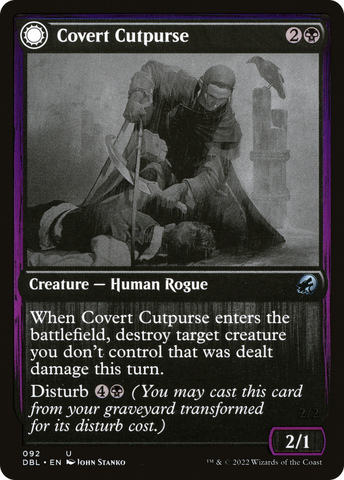 {C} Covert Cutpurse // Covetous Geist [Innistrad: Double Feature][DBL 092]