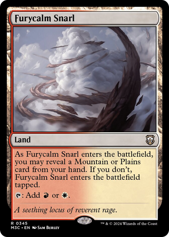{R} Furycalm Snarl (Ripple Foil) [Modern Horizons 3 Commander][RPF M3C 345]