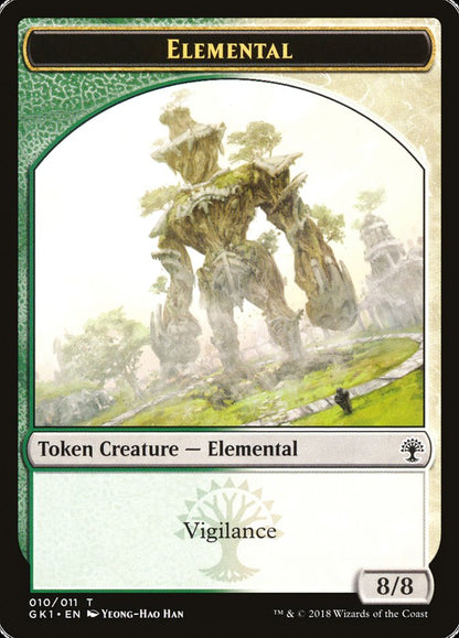 {T} Elemental // Centaur Double-sided Token [Guilds of Ravnica Guild Kit Tokens][TGK1 010]