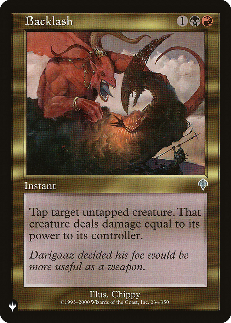 Backlash [LIST 234/350]