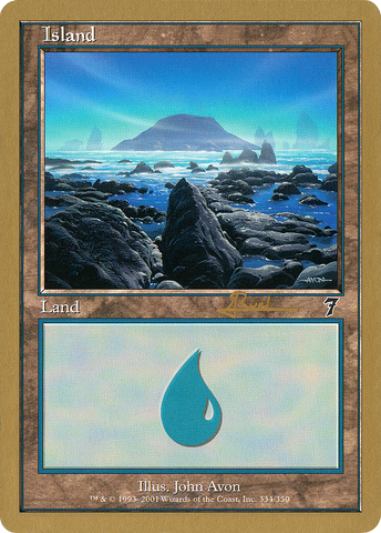 {B}[GB WC01 AR334] Island (ar334) (Antoine Ruel) [World Championship Decks 2001]