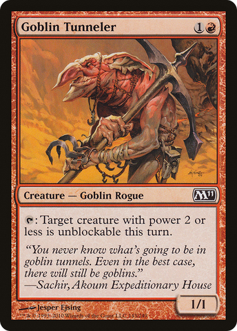 {C} Goblin Tunneler [Magic 2011][M11 143]