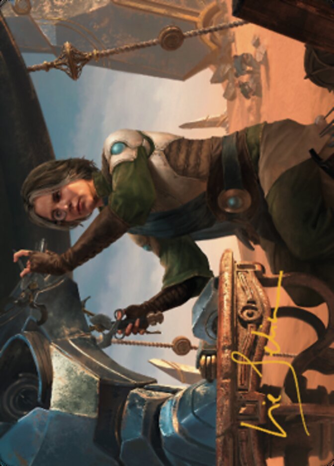 {A} Tocasia, Dig Site Mentor Art Card (Gold-Stamped Signature) [The Brothers' War Art Series][GS ABRO 040]