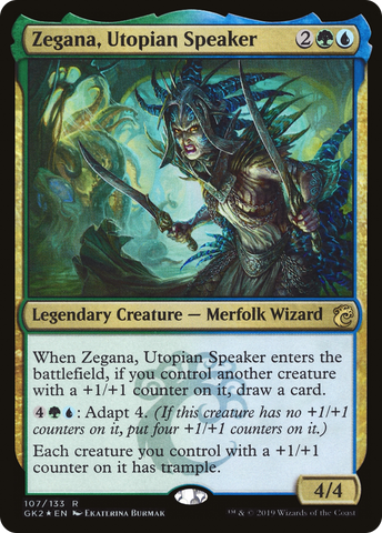 {R} Zegana, Utopian Speaker [Ravnica Allegiance Guild Kit][GK2 107]