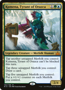 {R} Kumena, Tyrant of Orazca [Rivals of Ixalan][RIX 162] - Misty Mountain Games