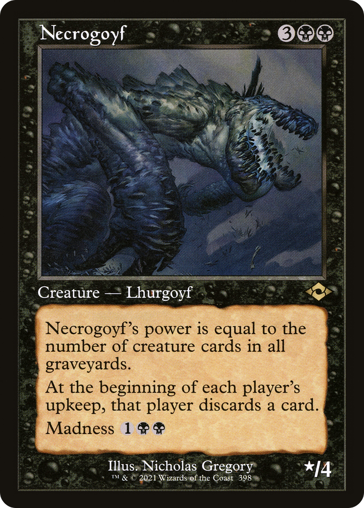 {R} Necrogoyf (Retro Frame) [Modern Horizons 2] [MH2 398]