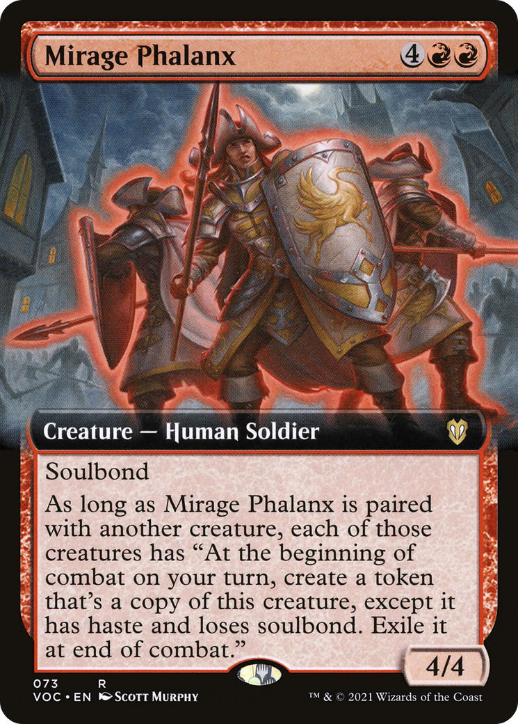 {R} Mirage Phalanx (Extended Art) [Innistrad: Crimson Vow Commander][VOC 073] - Misty Mountain Games