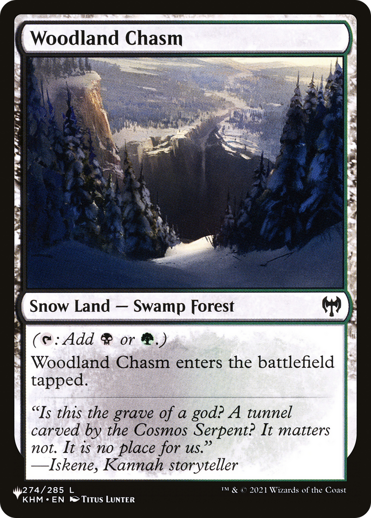 {C} Woodland Chasm [Secret Lair: From Cute to Brute][SLD 274]