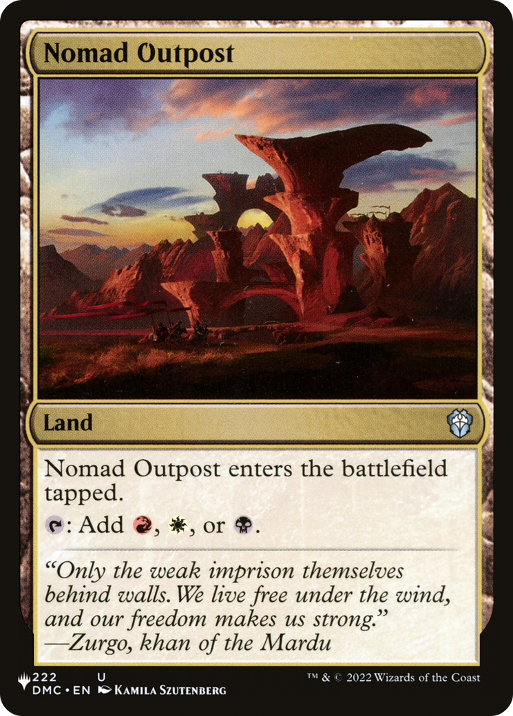 {C} Nomad Outpost [LIST DMC-222]