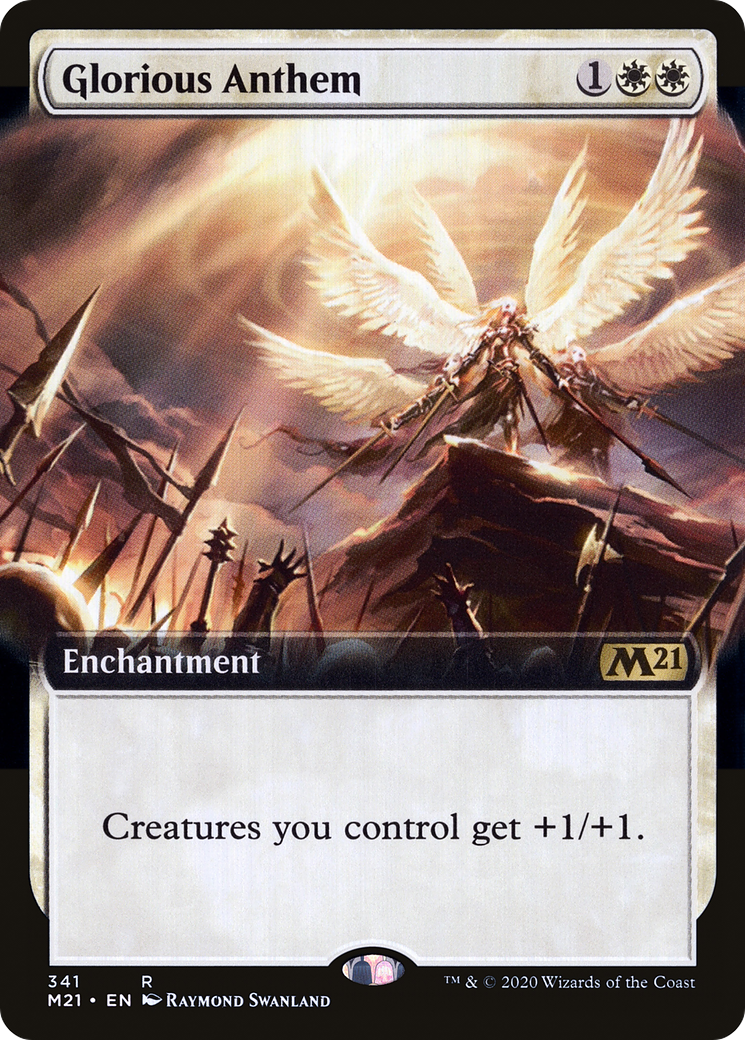 {R} Glorious Anthem (Extended Art) [Core Set 2021][M21 341]