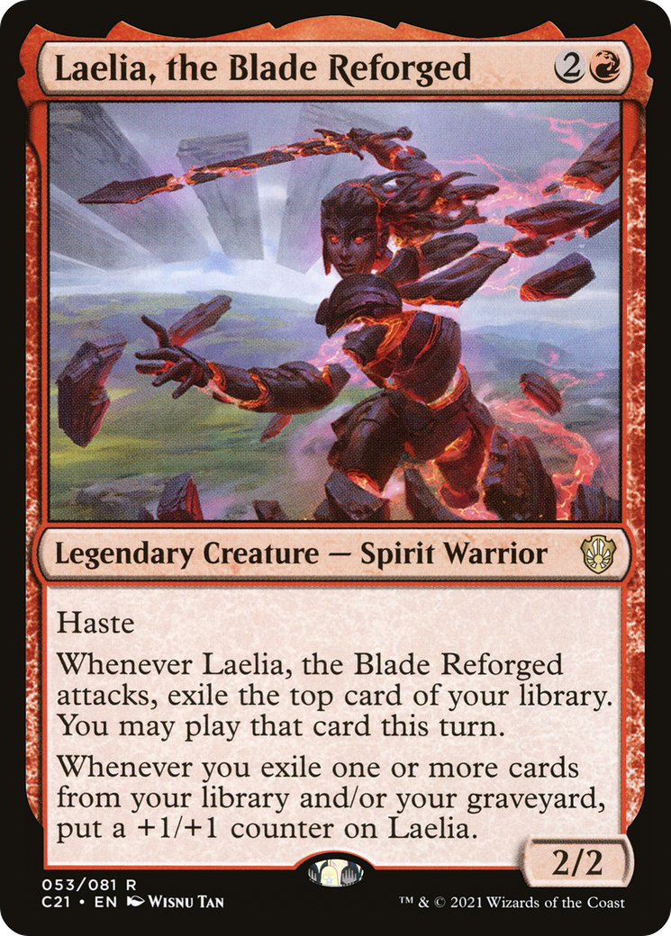 {R} Laelia, the Blade Reforged [Commander 2021][C21 053]