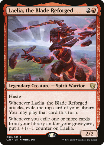 {R} Laelia, the Blade Reforged [Commander 2021][C21 053]
