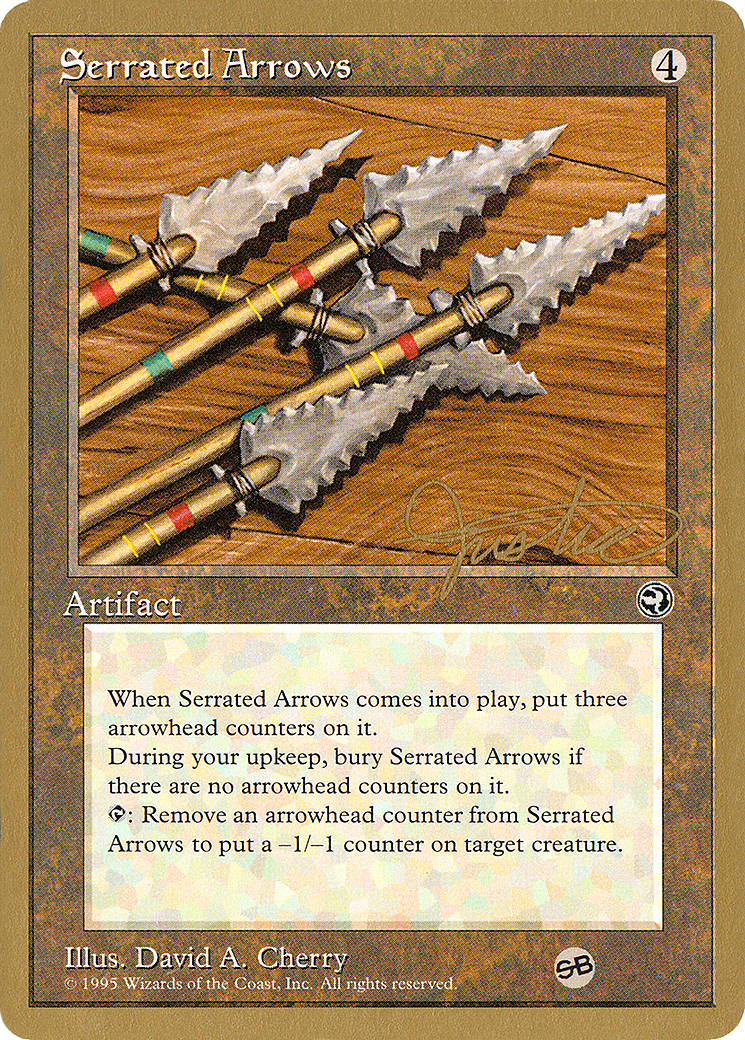 {C} Serrated Arrows (Mark Justice) (SB) [Pro Tour Collector Set][GB PTC MJ110SB]