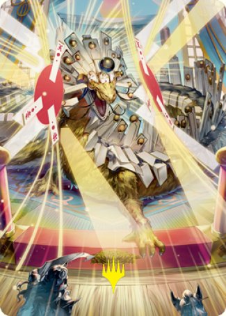 {A} Spirit-Sister's Call Art Card (Gold-Stamped Signature) [Kamigawa: Neon Dynasty Art Series][GS ANEO 075]