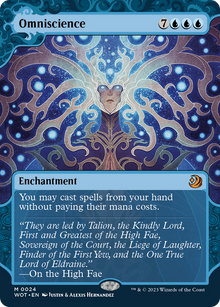 {R} Omniscience [Wilds of Eldraine: Enchanting Tales][WOT 024]